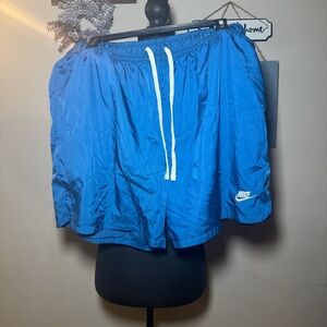 Nike Blue Athletic Shorts Lightweight Quick-Dry